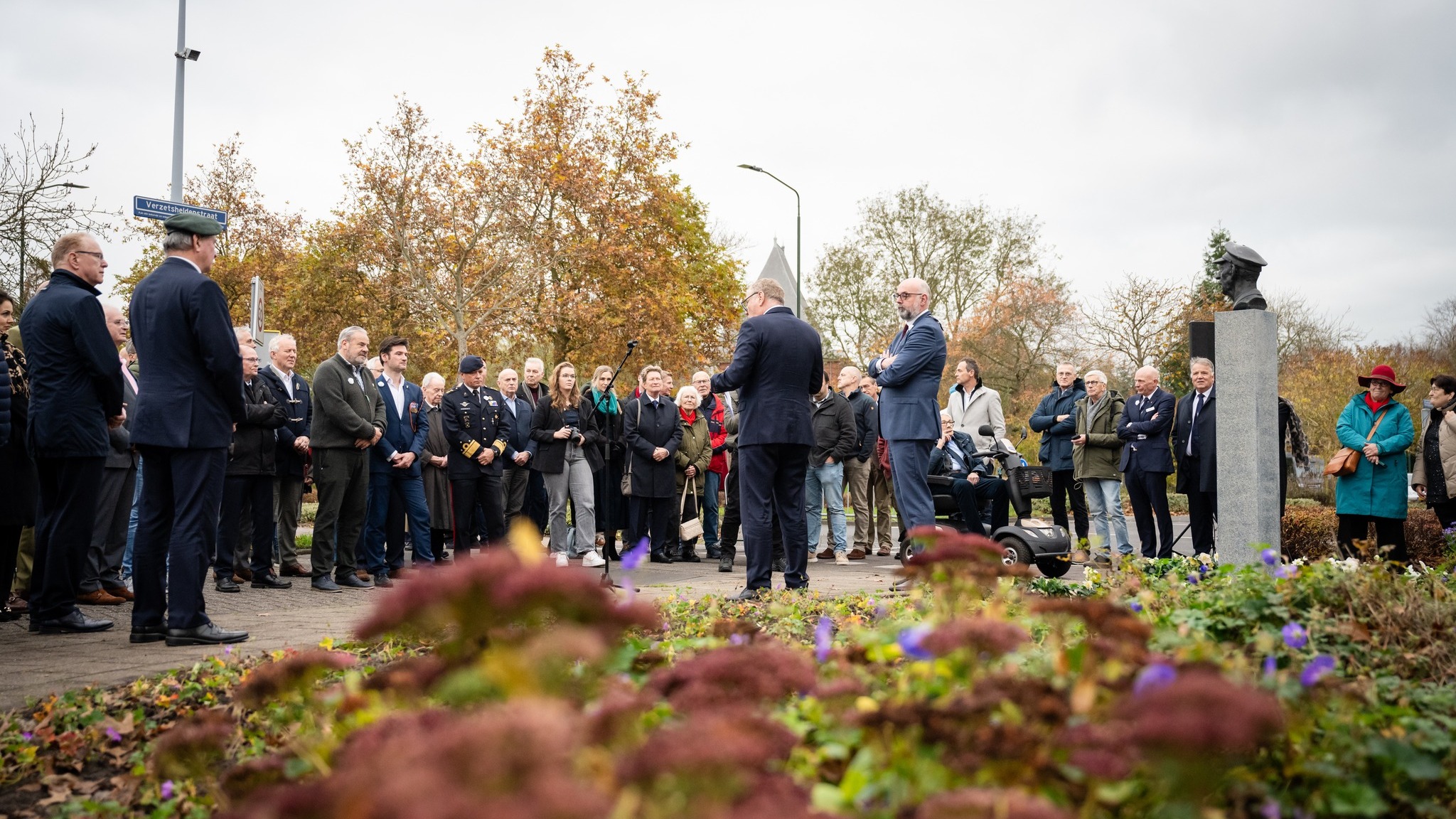 Eerbetoon aan Ted Meines in Leidschendam