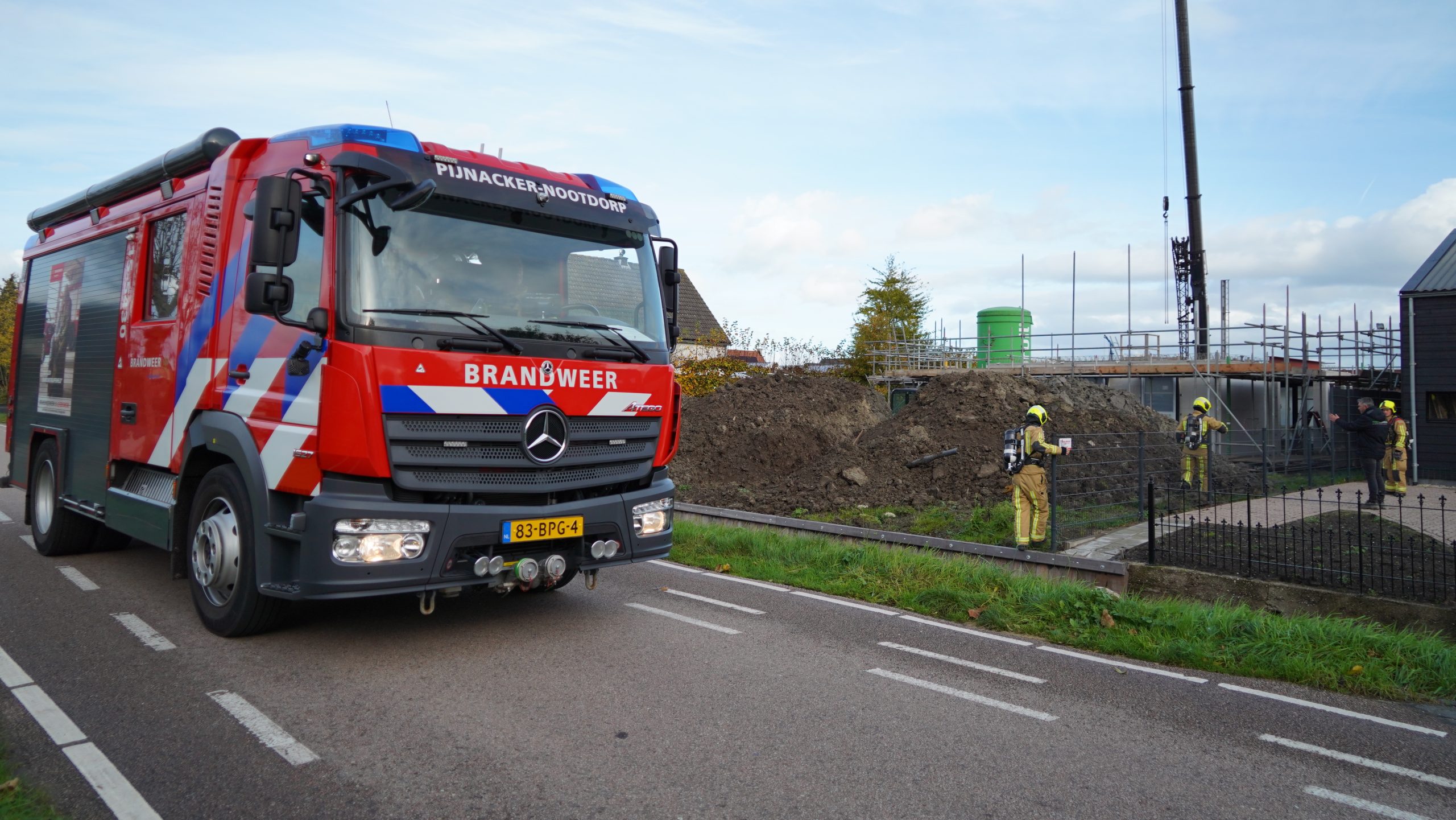 Gaslekkage door graafwerkzaamheden Overgauwseweg