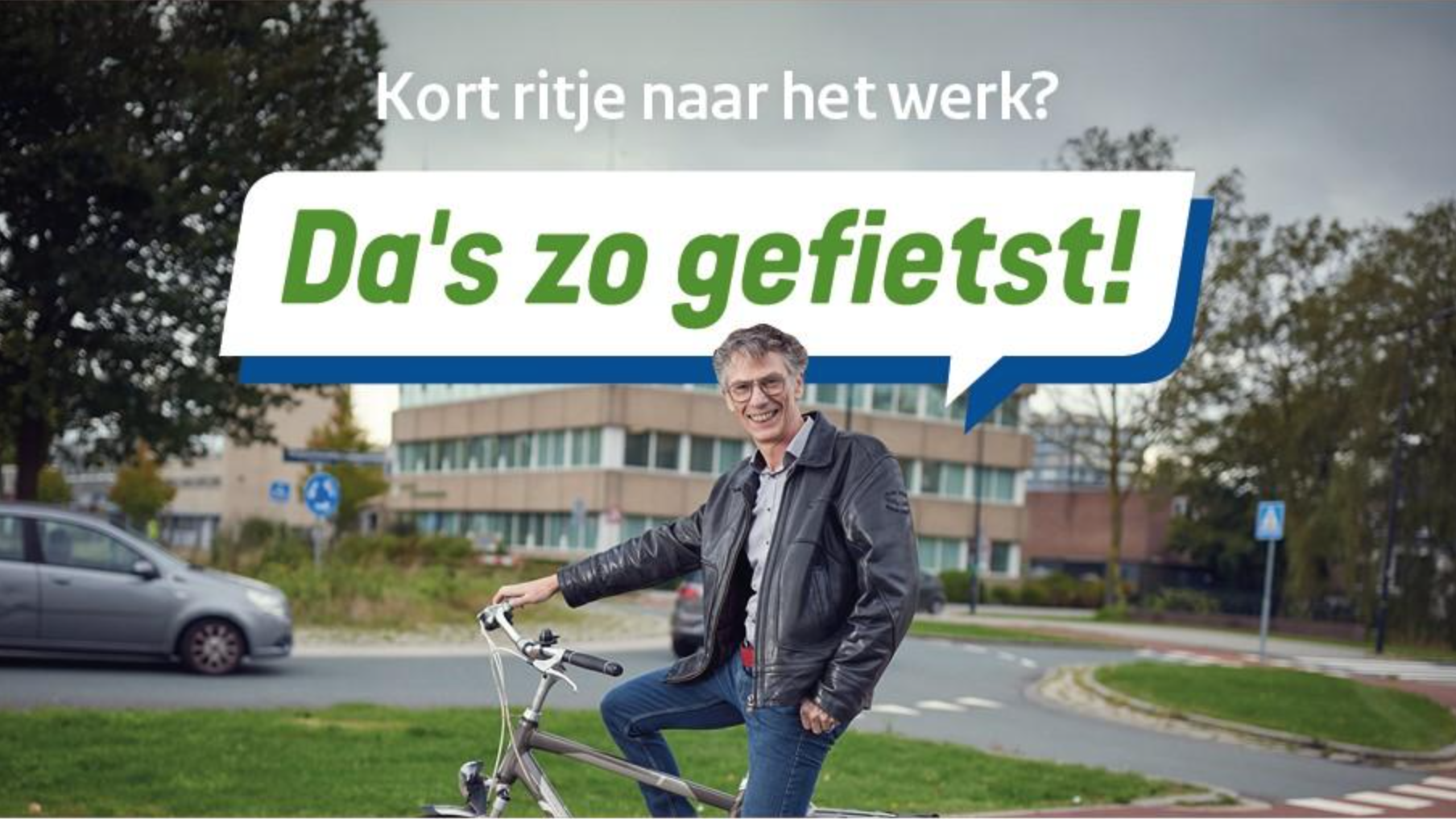 Nieuwe campagne ‘Kort Ritje? Da’s Zo Gefietst!’ wilt Rijswijkers meer laten fietsen