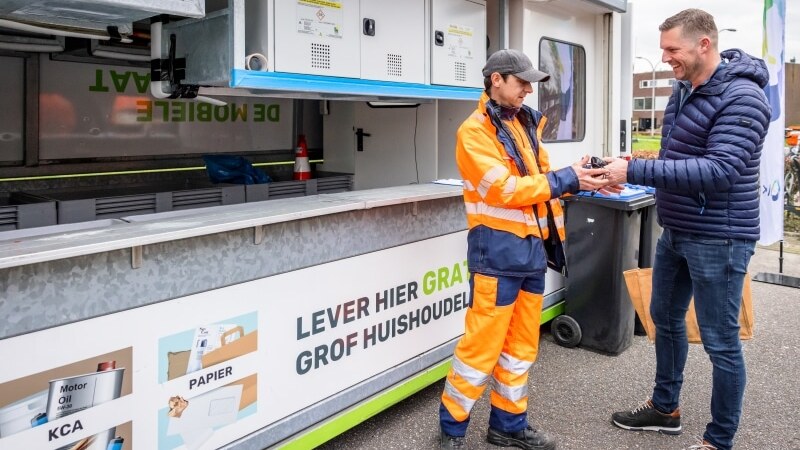 Gratis afvalinzameling in de gemeente: Mobiele milieustraat in december