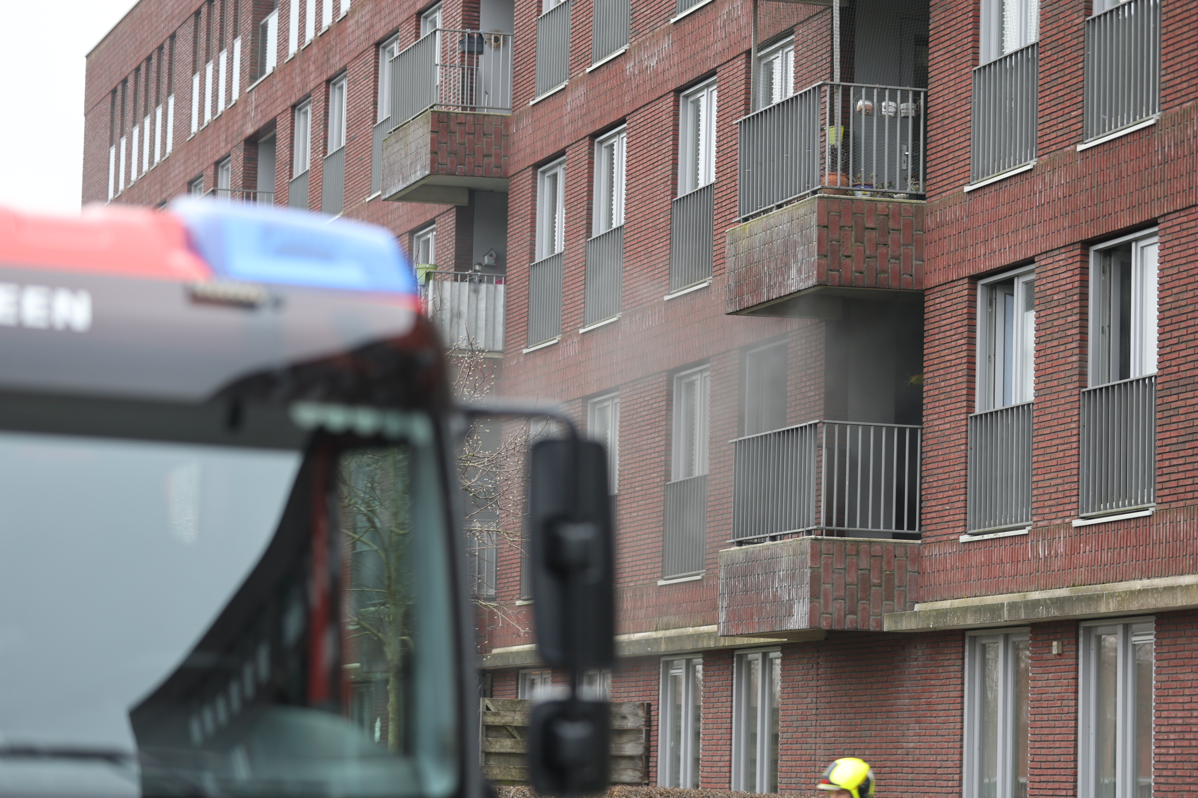 Keukenbrand in woning Woensdrechthof