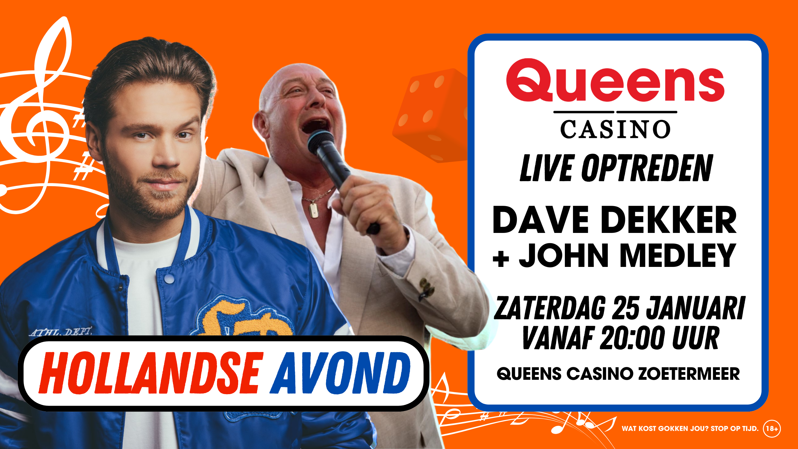 Hollandse Avond bij Queens Casino in Zoetermeer