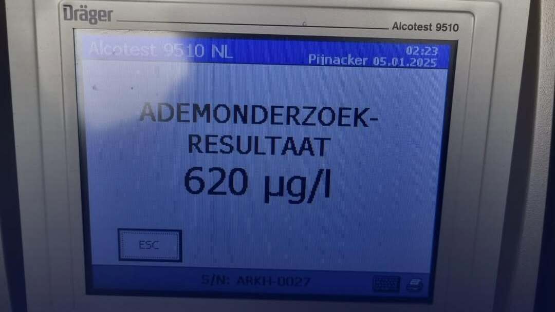 Scooterrijder verliest rijbewijs na alcoholcontrole