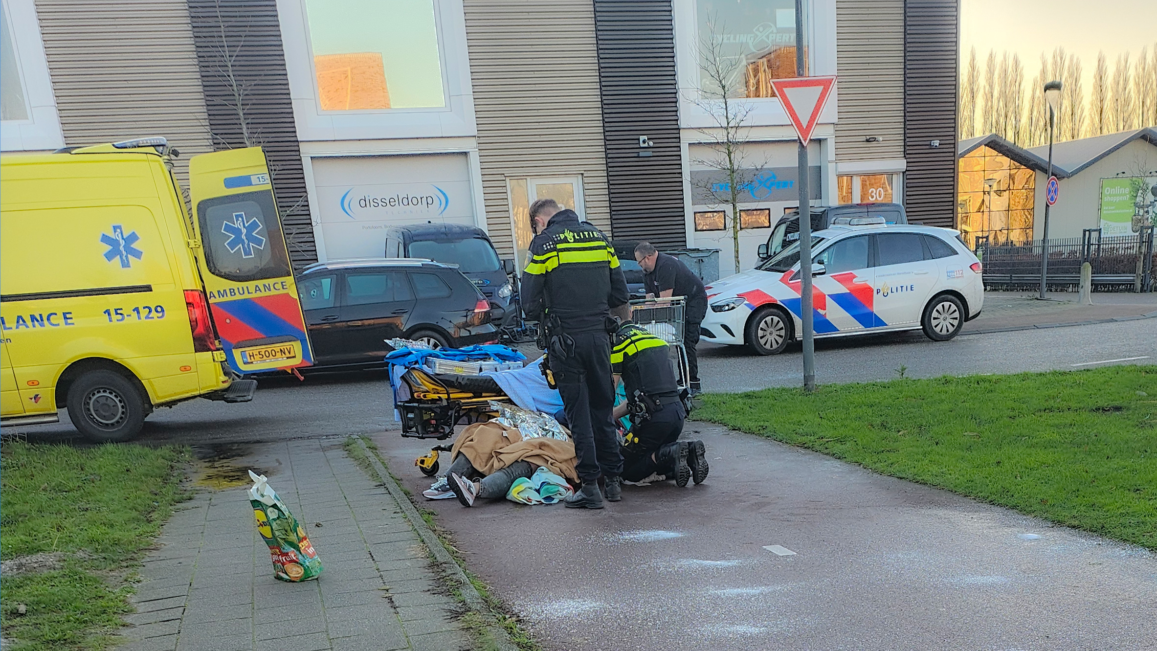 Gemeente Rijswijk strooit niet in alle straatjes bij gladheid