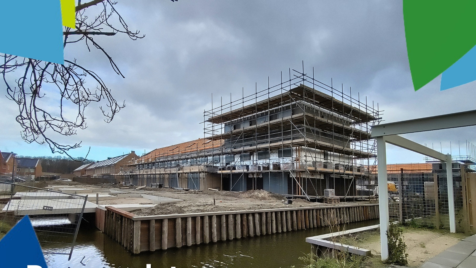 Voortgang van de bouw Parels aan het Groen in Parkrijk