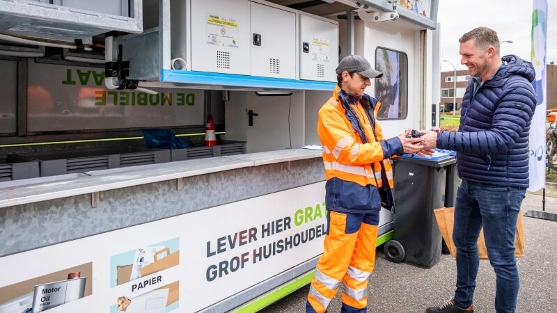 Mobiele milieustraat Pijnacker-Nootdorp bezoekt drie locaties in mei