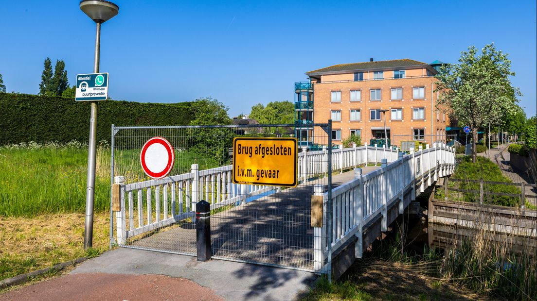 Onzekerheid over heropening populaire fietsbrug in Nootdorp