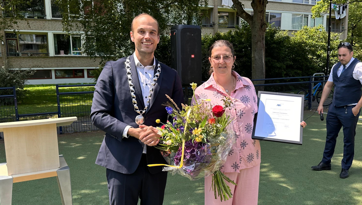 [VIDEO] Tweede Rijswijks Compliment voor Zora Dimitrova tijdens ...