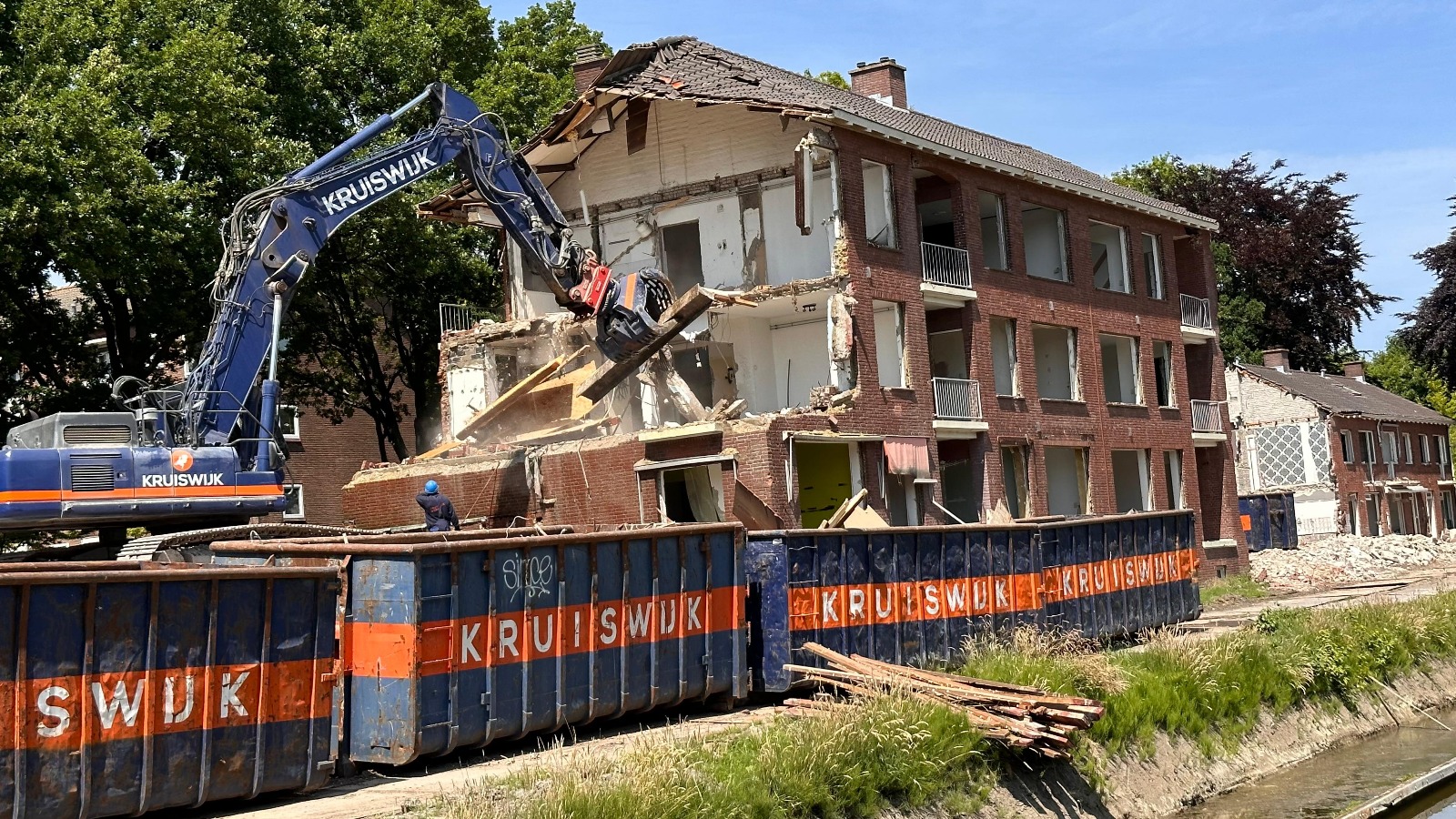 Sloop in Te Werve gestart voor grootschalige nieuwbouw