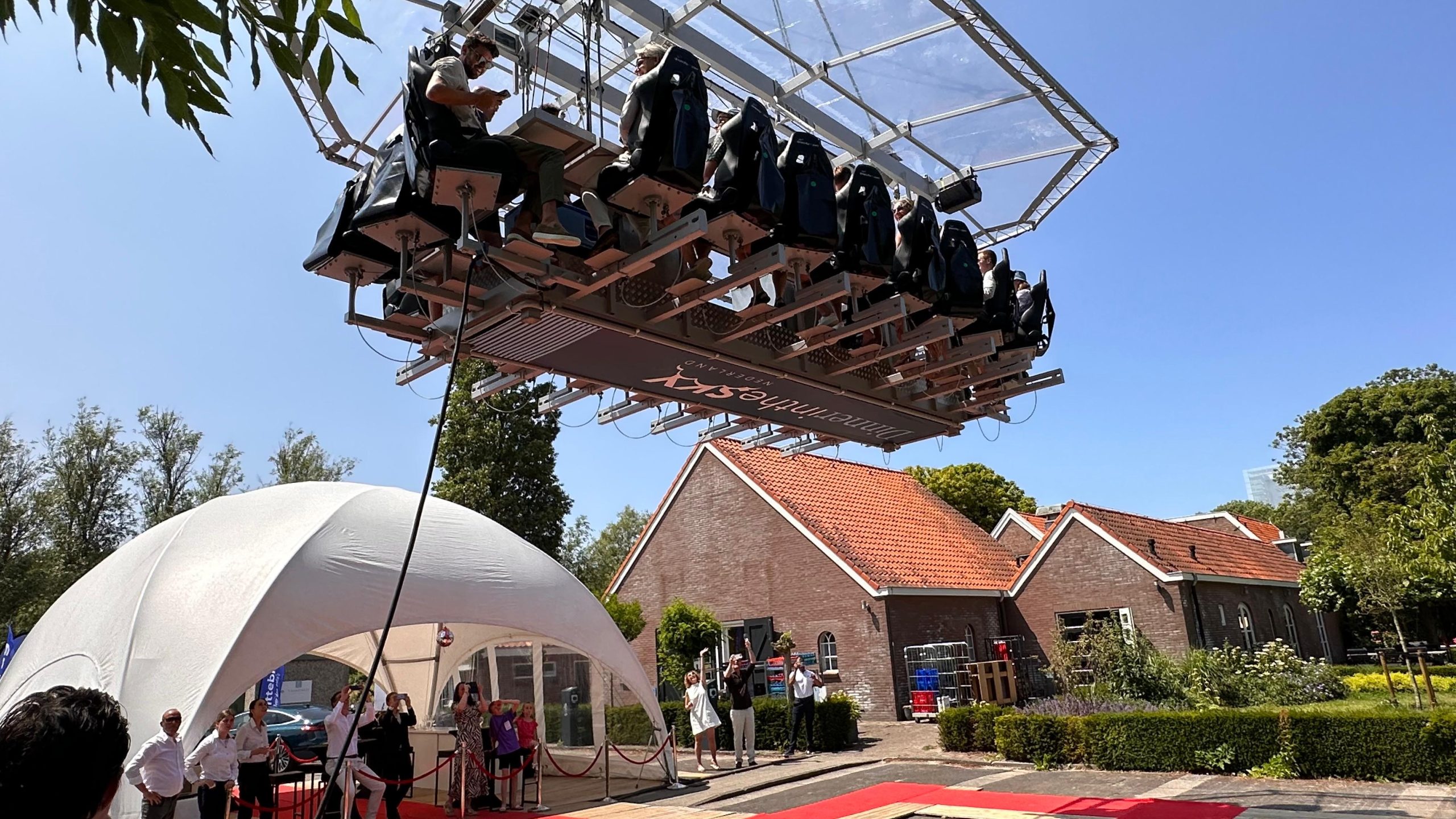 [VIDEO] Dineren op 40 meter hoogte bij ’t Ganzenest in Rijswijk