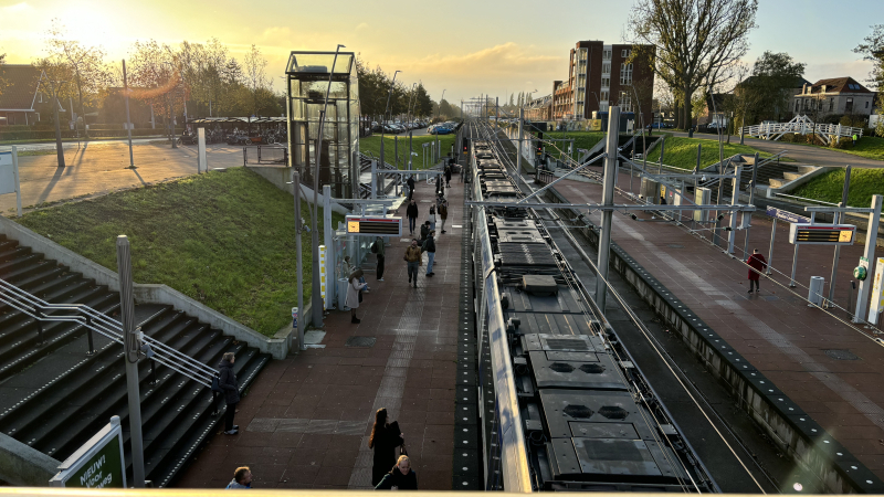 Metrolijn E tijdelijk onderbroken tussen Rotterdam Centraal en Blijdorp door werkzaamheden