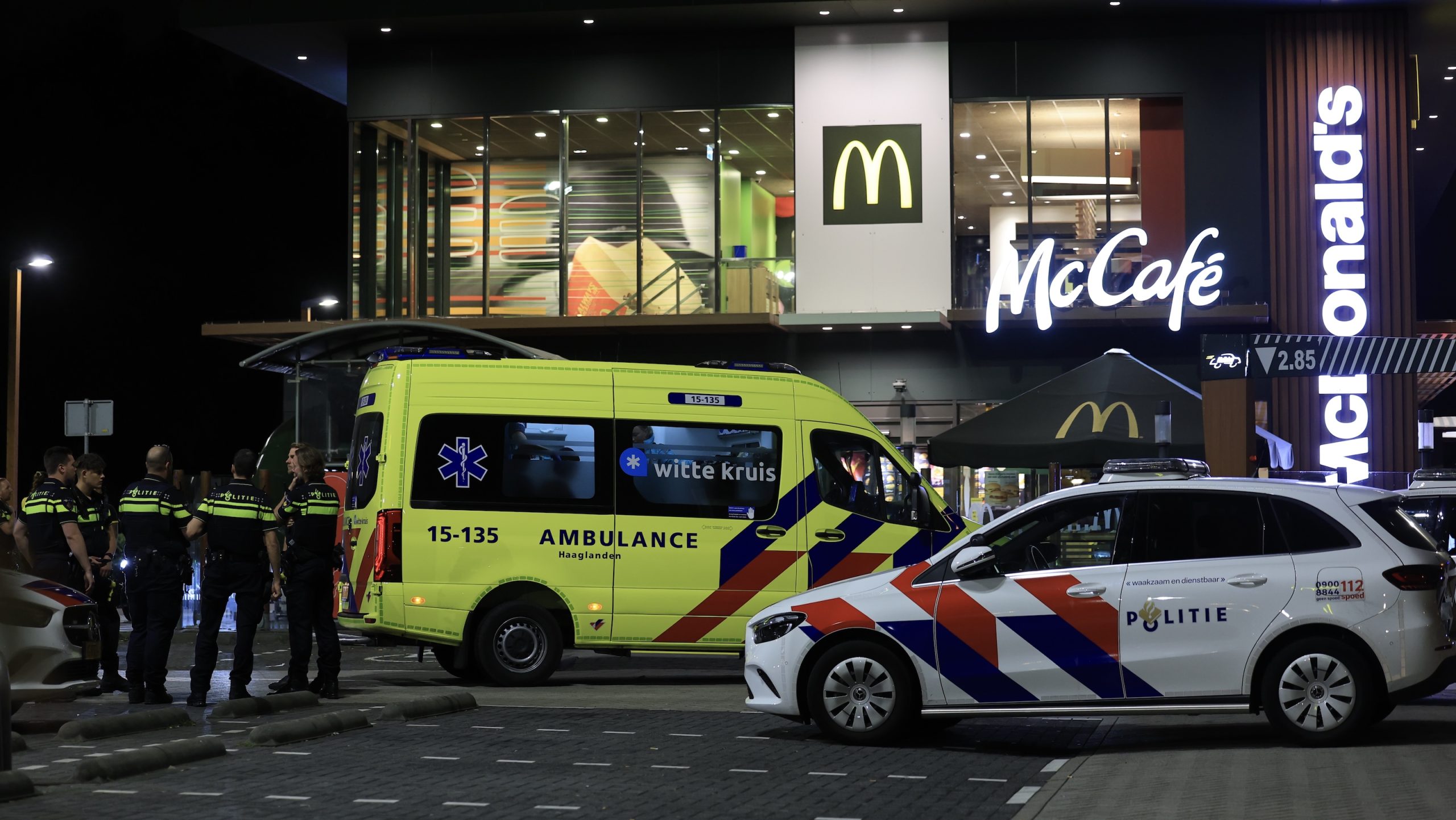 Gewonde bij steekpartij op parkeerplaats McDonald’s Rijswijk