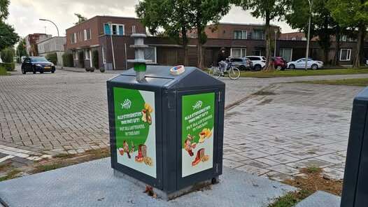 Nieuwe stickers op GFT-containers in Pijnacker-Nootdorp