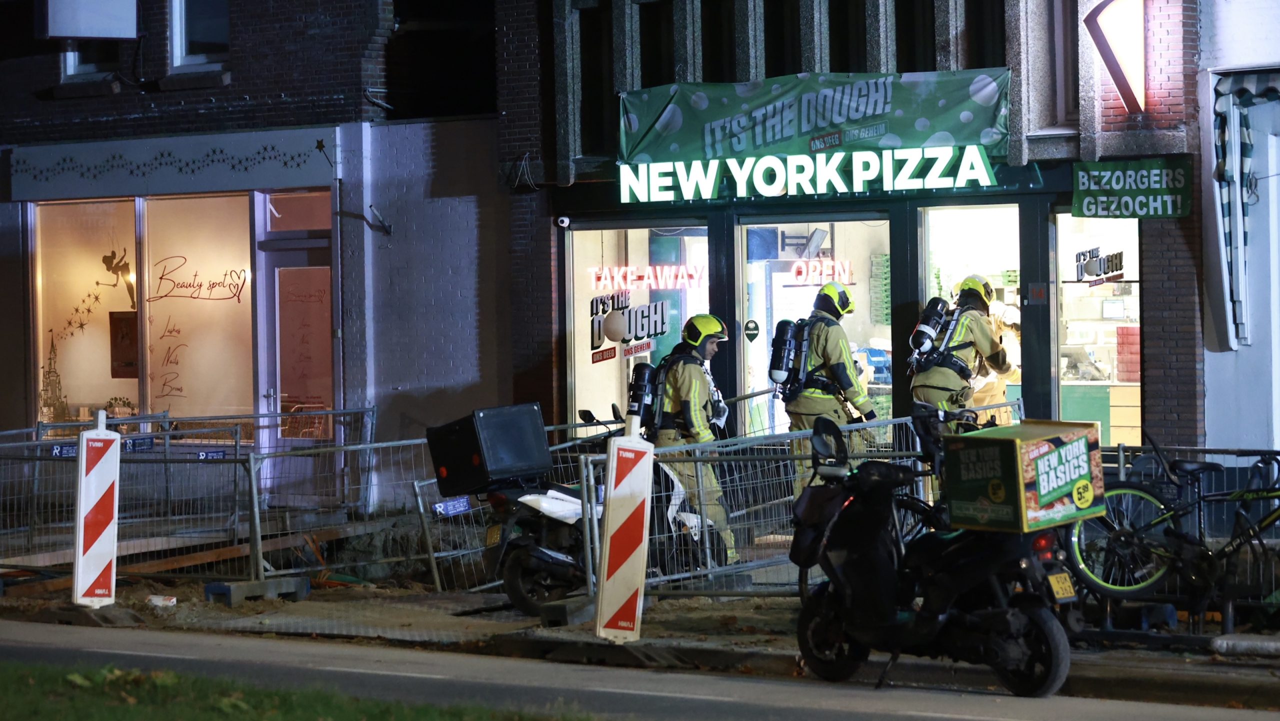 Westlaan Pijnacker afgezet vanaf New York Pizza vanwege gaslek
