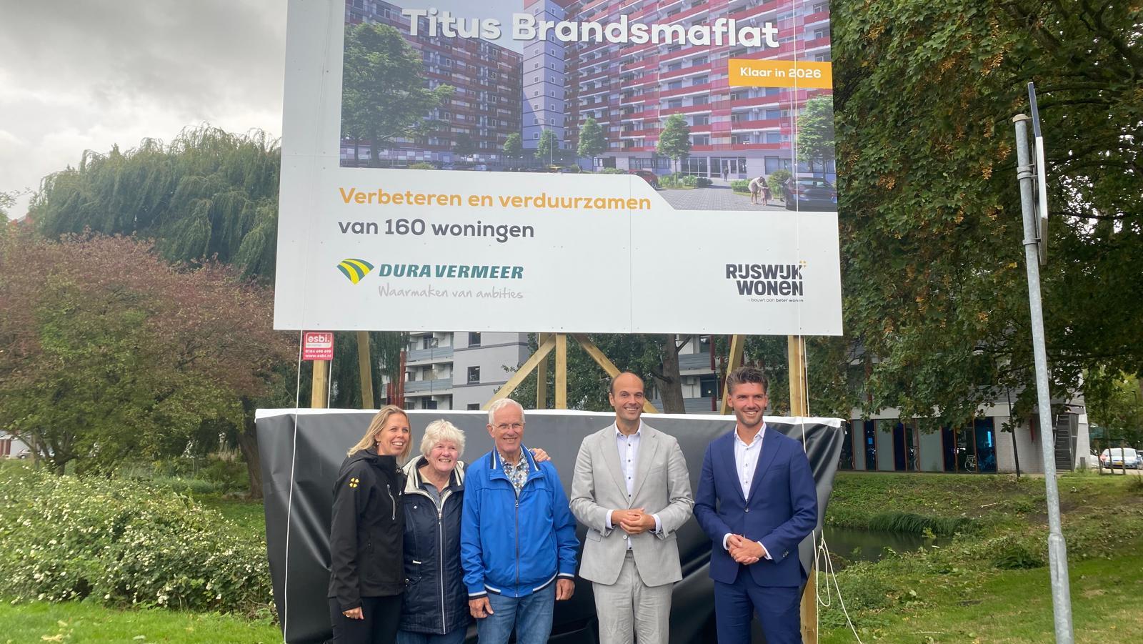 [VIDEO] Renovatie en verduurzaming Titus Brandsmaflat van start