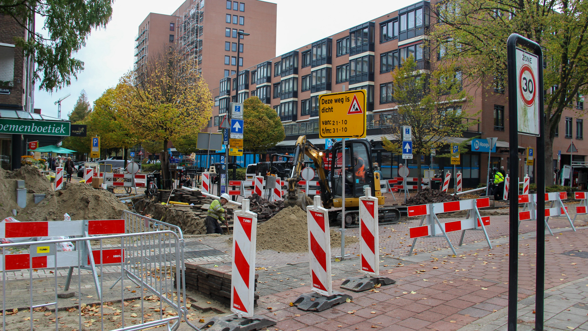 Colijnlaan tijdelijk afgesloten wegens werkzaamheden