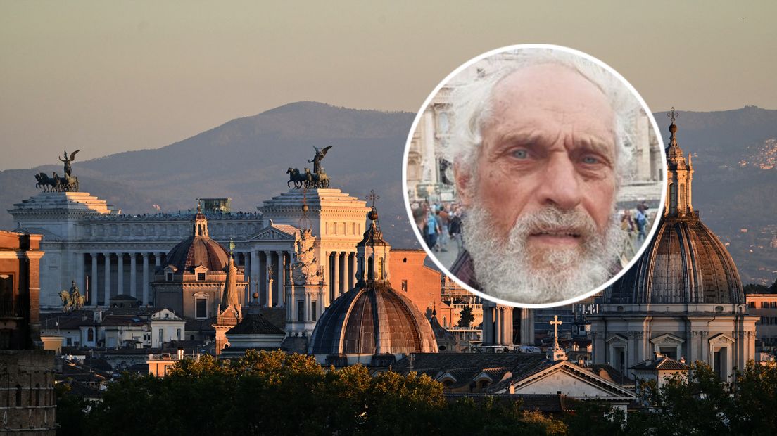 Jan (75) wandelt in zijn eentje van Rijswijk naar Rome Jan (75) wandelt in zijn eentje van Rijswijk naar Rome
