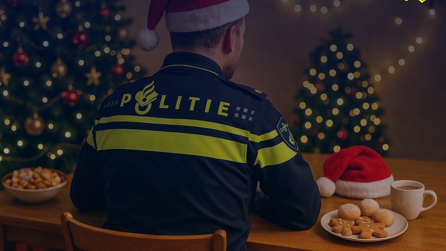 Politie Pijnacker-Nootdorp verrast inwoners met kerstbezoek
