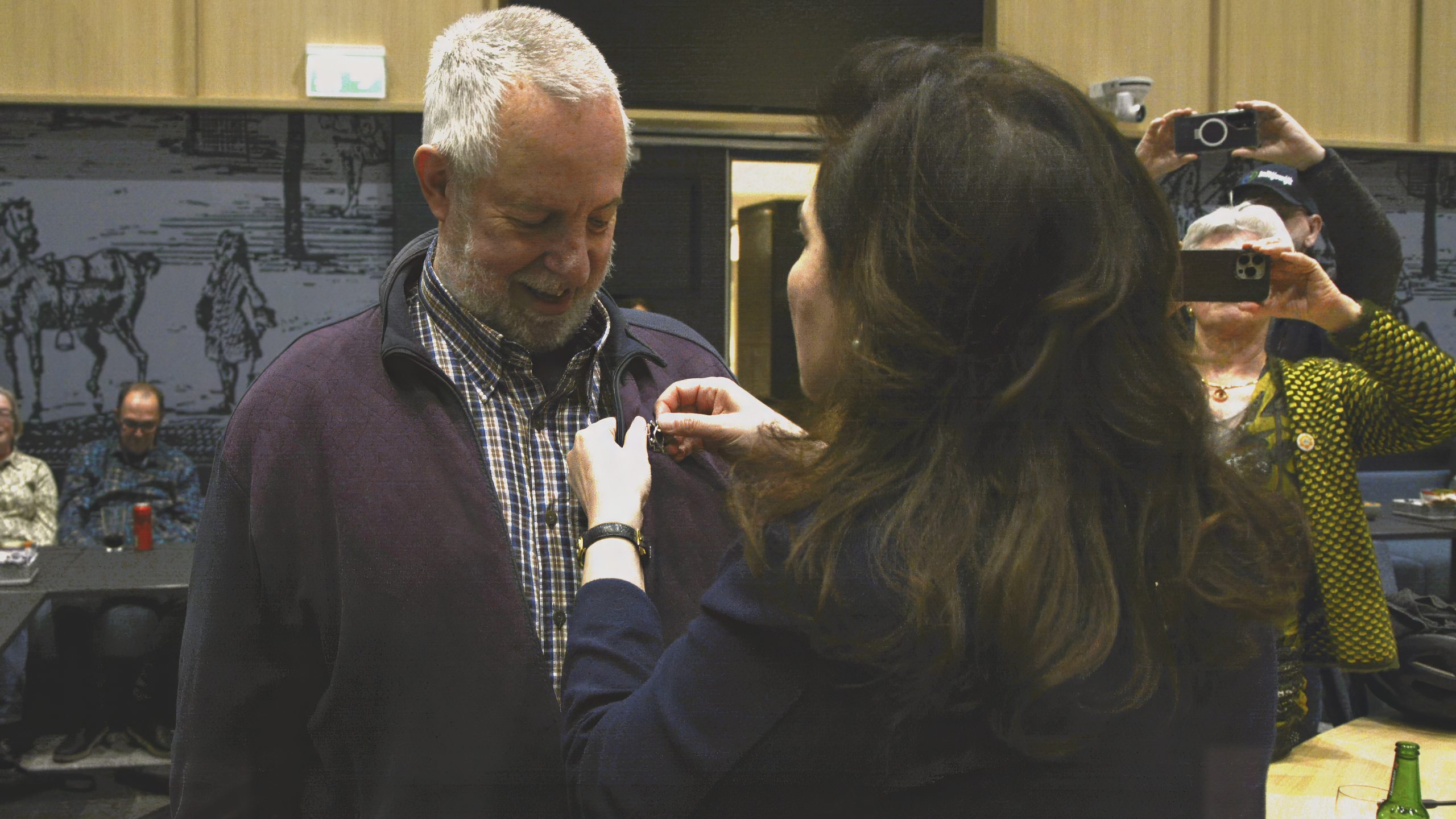 Erespeld voor Ger Bulder na jarenlange inzet voor Rijswijk