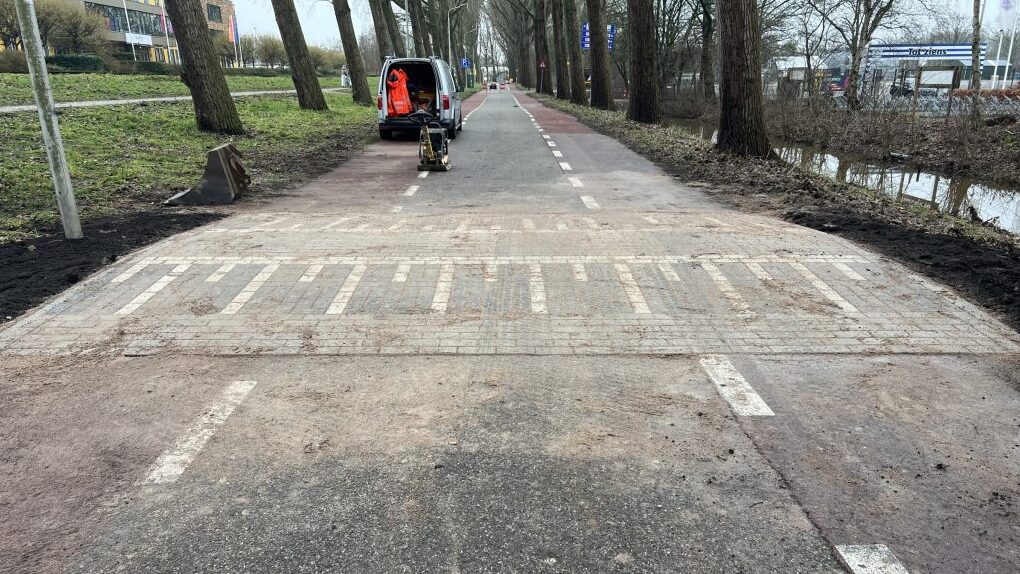 Werkzaamheden Sportlaan verlopen deels sneller dan gepland
