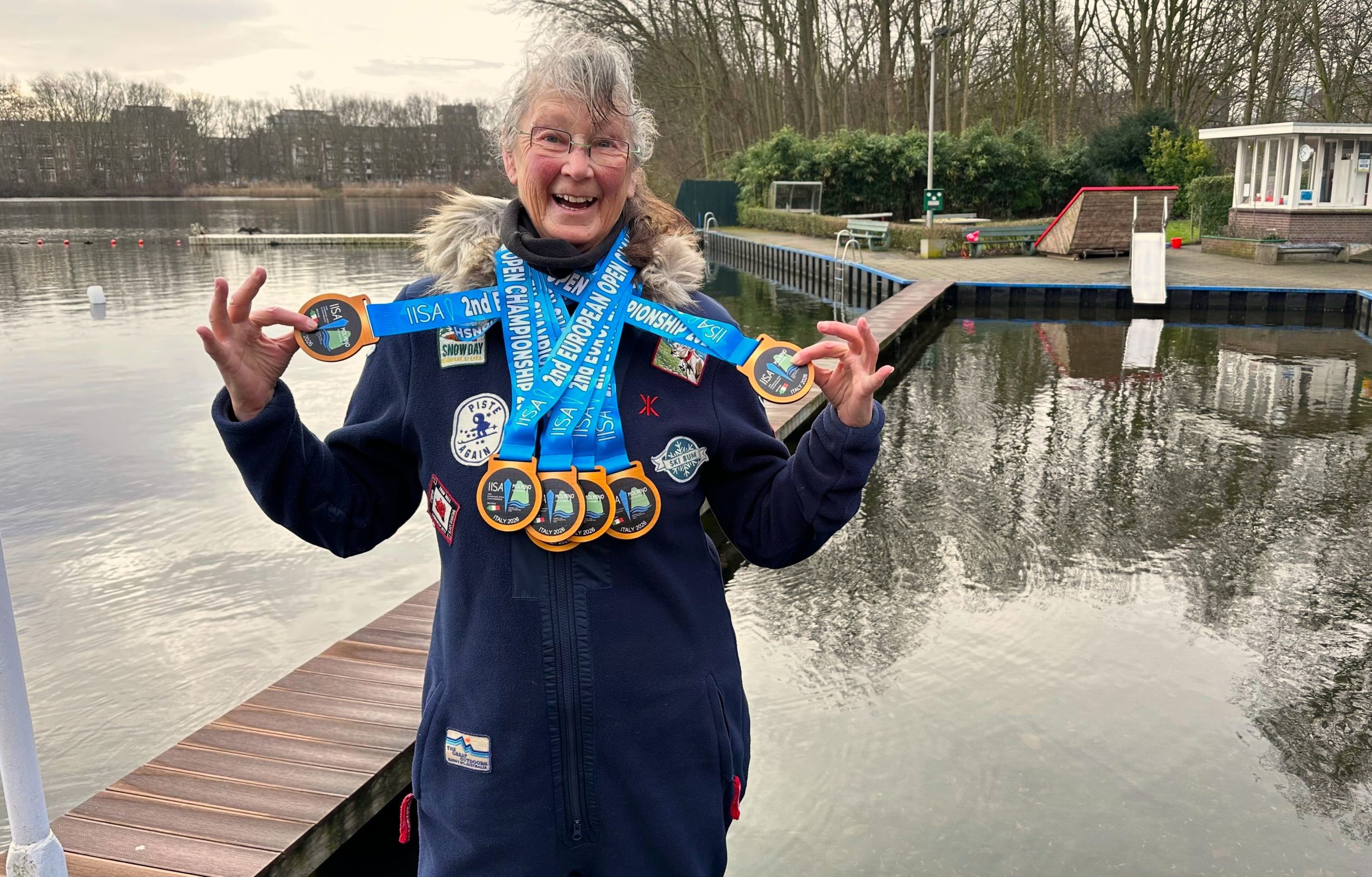 Inge Wolfs sleept zeven medailles binnen op Europese kampioenschappen