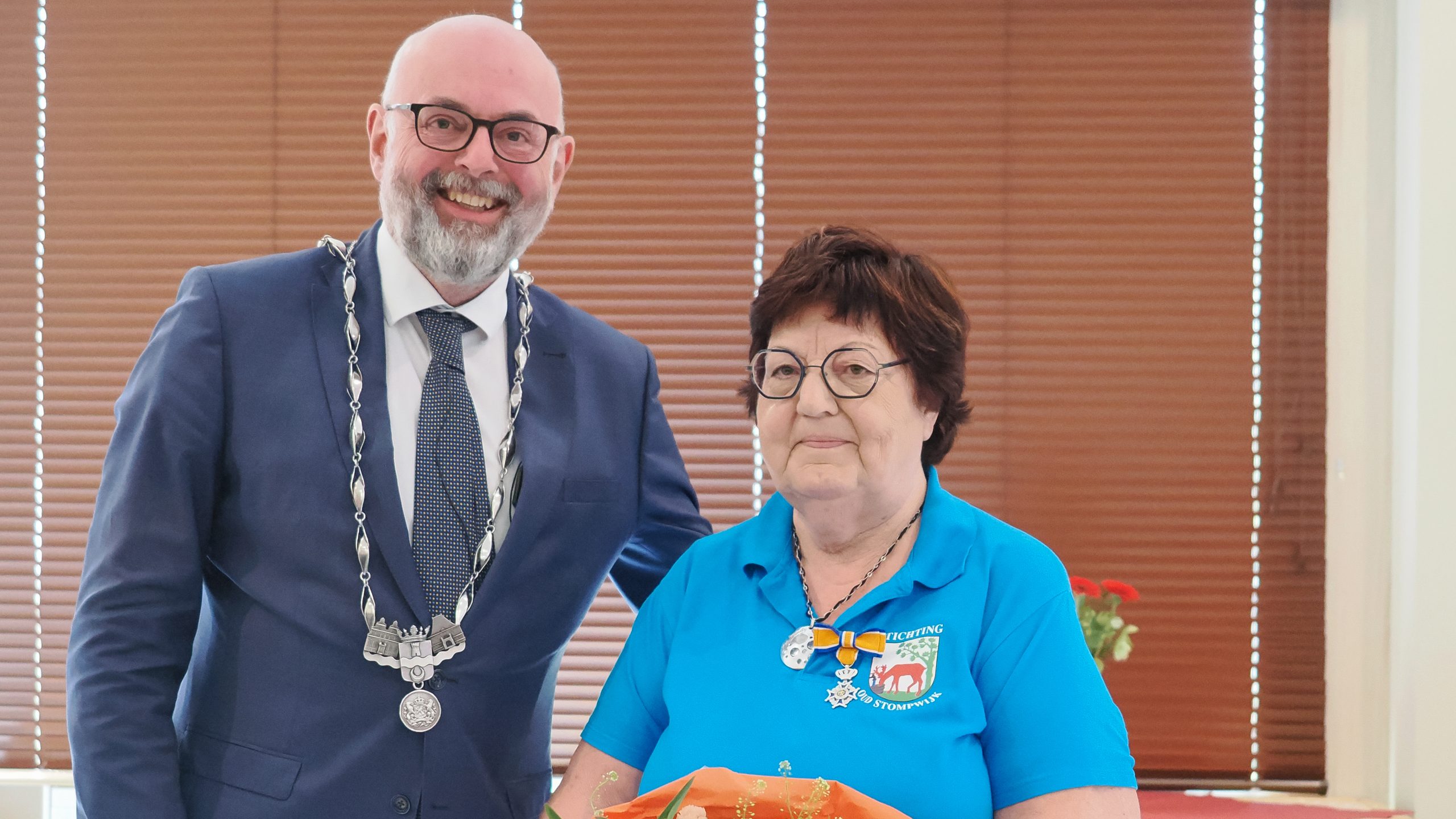 Koninklijke onderscheiding voor mevrouw Luiten-Wensveen uit Stompwijk