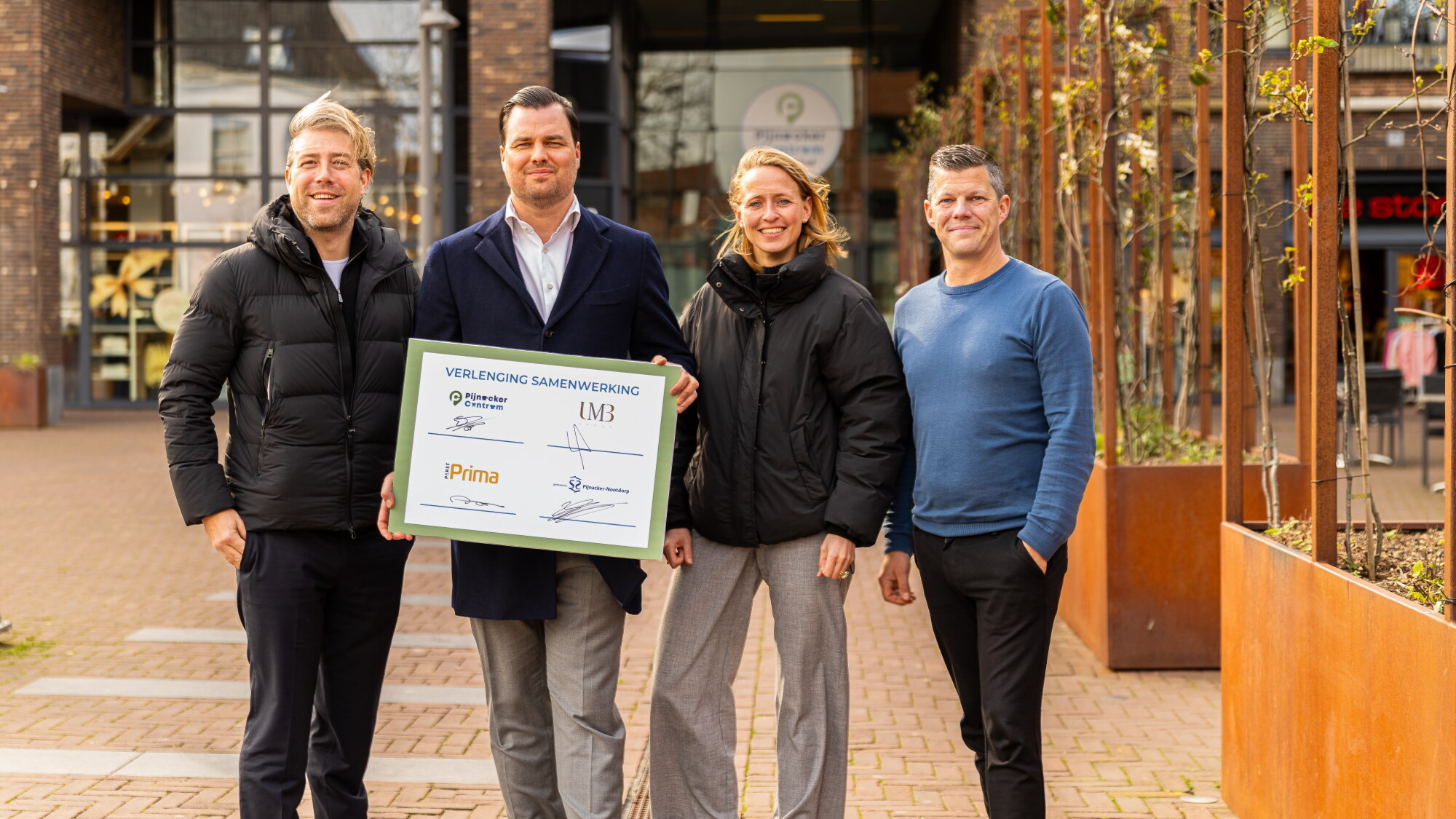 Gemeente en ondernemers verlengen samenwerking voor Pijnacker Centrum