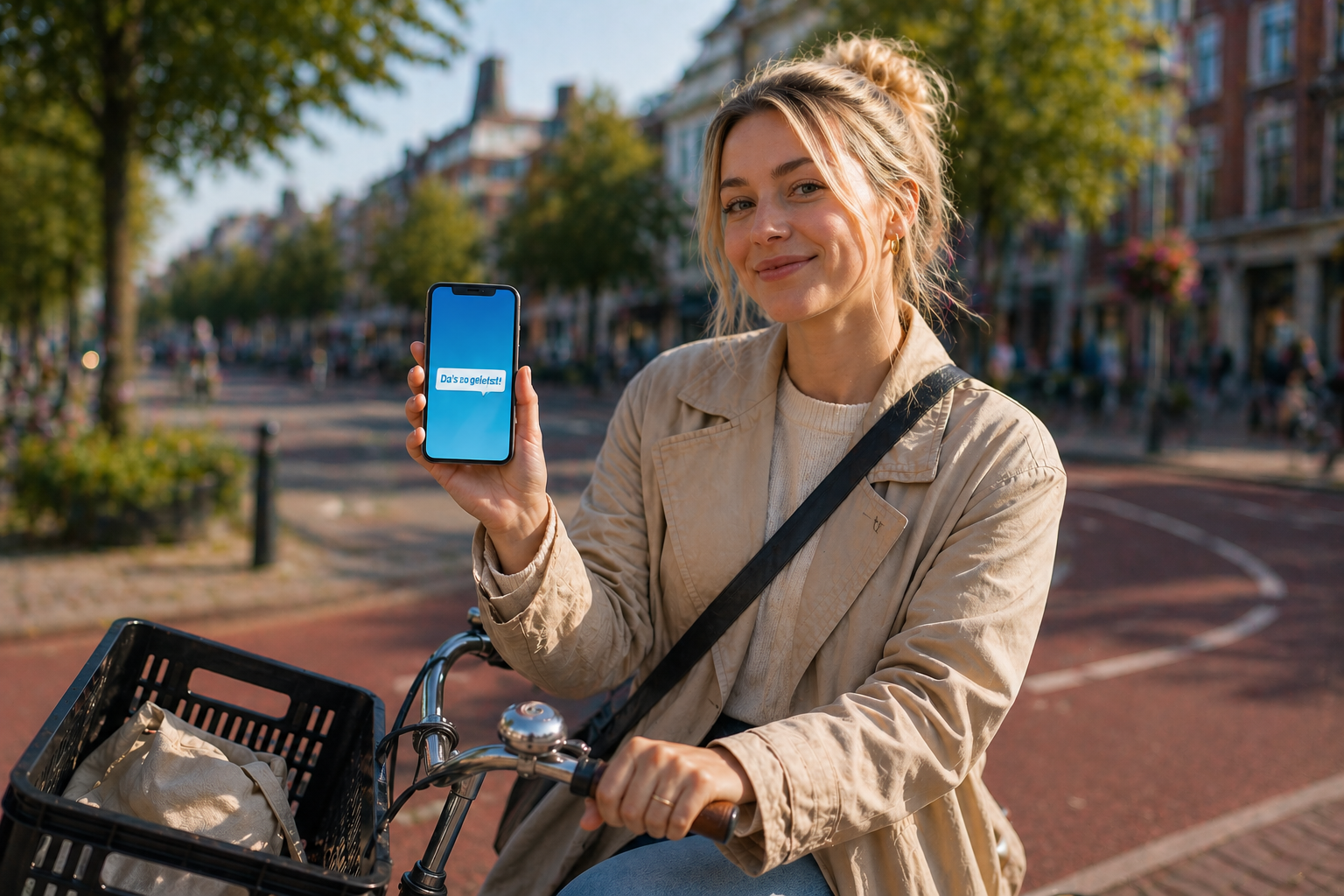 Verkeerslichten op groen zetten met een speciale fietsapp kan nu ook in Rijswijk
