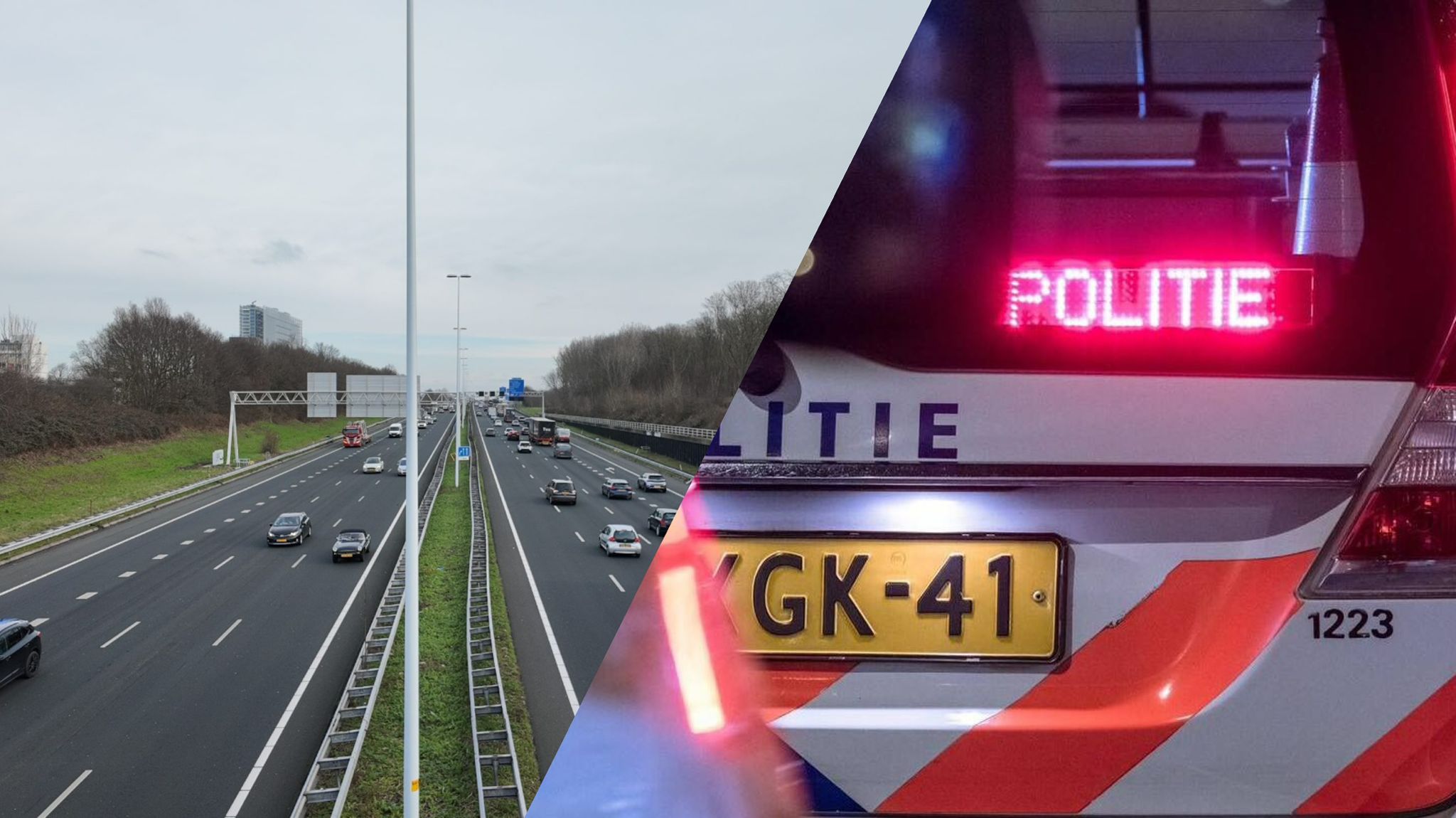 Bestuurder racet onder invloed met 150 kilometer per uur over de A4