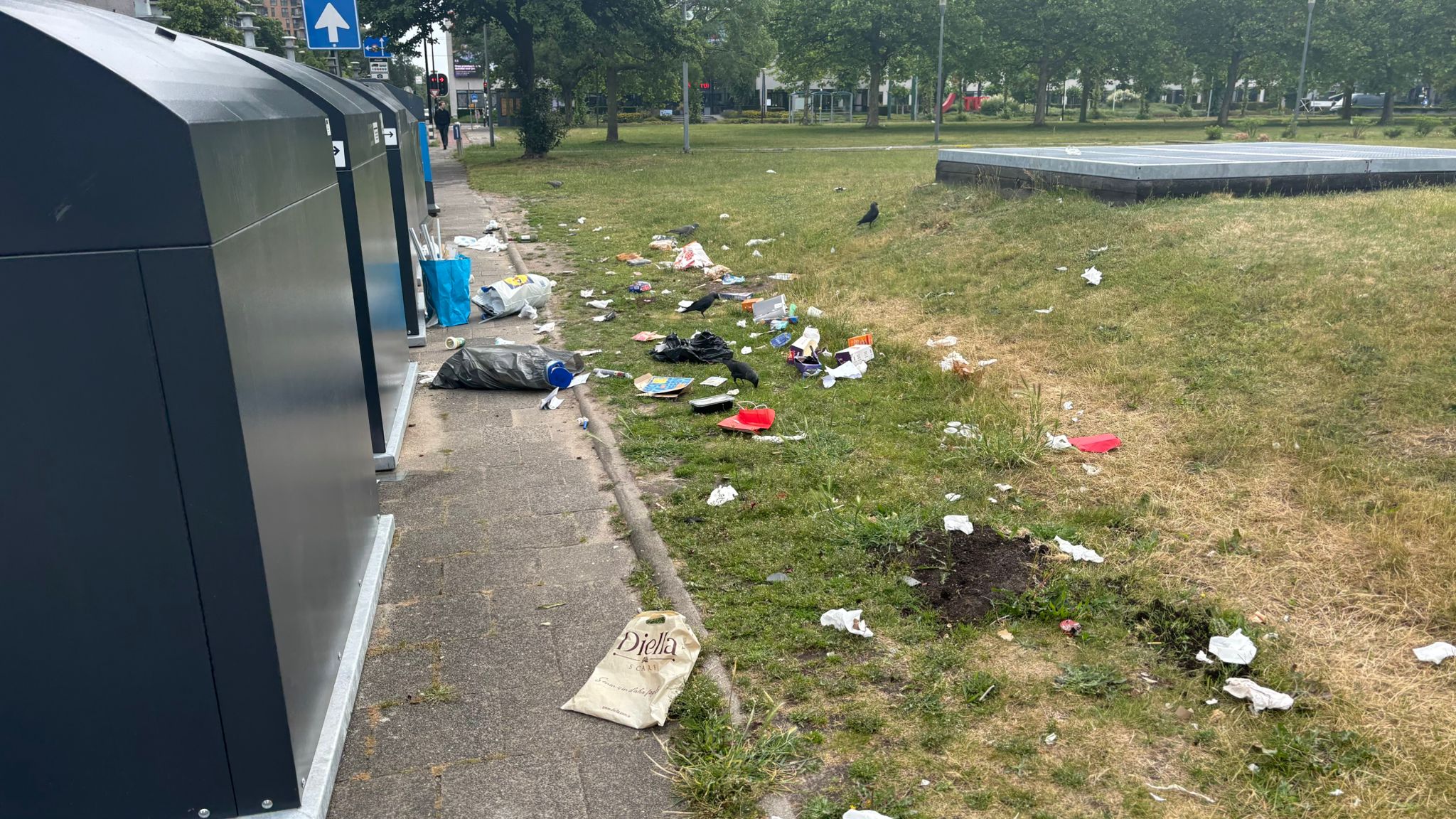 Gemeente zoekt nieuwe oplossing voor ‘problematische’ afvalcontainers Kessler Park