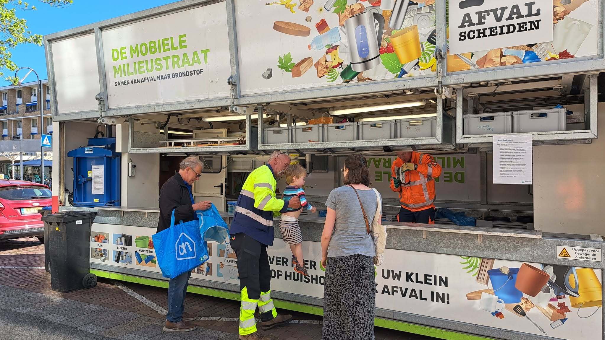 Mobiele milieustraat zaterdag in Voorburg